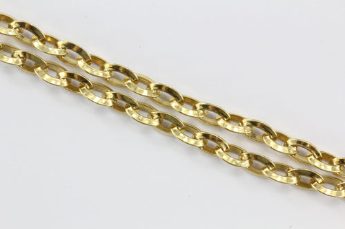 Vintage Cartier 18K Diamond Oval Link Chain Necklace 30.5" - Queen May