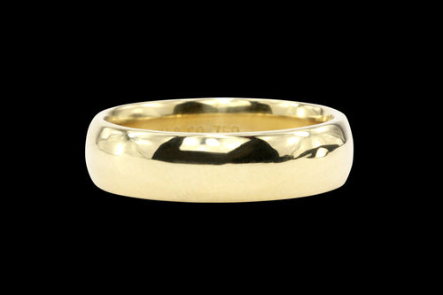 Tiffany & Co. Yellow Gold Wedding Band Size 9 - Queen May