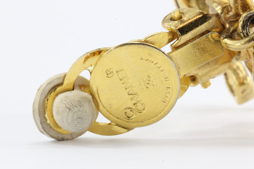 Chanel Gold Metal CC With Mini Hearts Brooch, 2023 Available For Immediate  Sale At Sotheby's