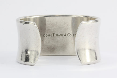 Tiffany and Company 1837 Wide Cuff Bracelet, Sterling Silver