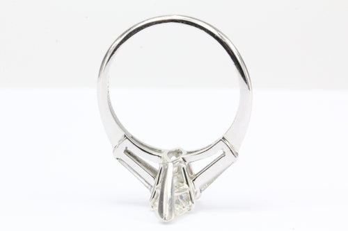 Platinum 1.5 Carat Marquise Engagement Ring 1.7 CTW - Queen May