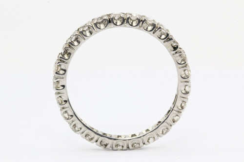 Art Deco Platinum Diamond Eternity Ring Band c.1930's - Queen May