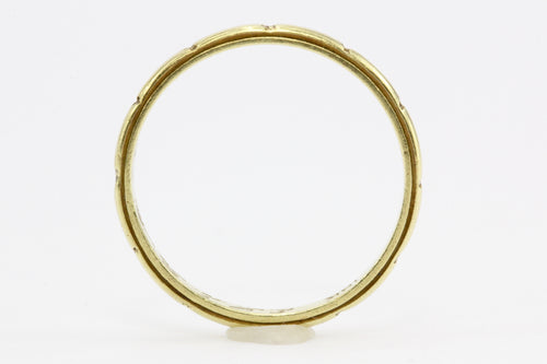 18K Yellow Gold Wedding Band C.1924 - Queen May