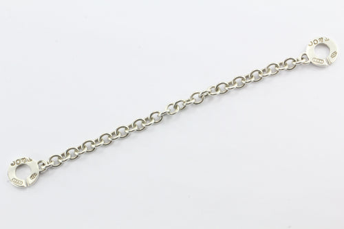 Tiffany & Co Sterling Silver 1837 Circle Clasp Toggle Bracelet 8" - Queen May