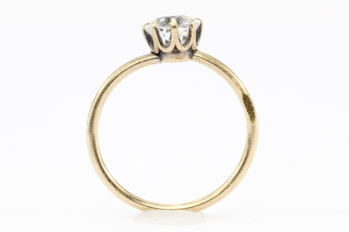 Victorian Gold Paste Engagement Ring c.1890's - Queen May