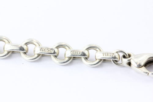 Tiffany & Co Sterling Silver Retired Charm Link Bracelet - Queen May