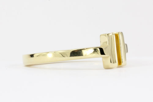 Tiffany T Square Ring in Yellow Gold, Size: 8