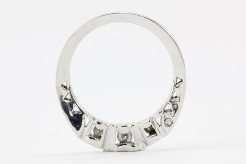 Tacori 18K White Gold Diamond Jacket Ring Size 5.75 - Queen May