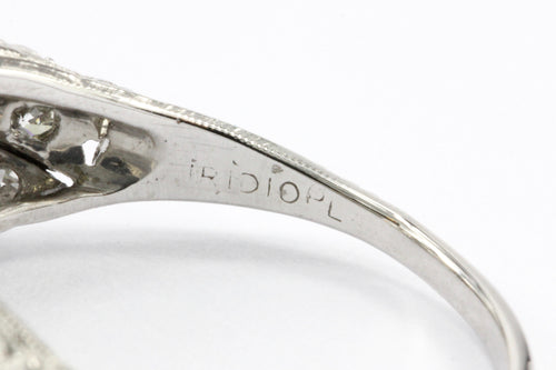 Art Deco Platinum 3 Stone Diamond Engagement Ring c.1930's - Queen May
