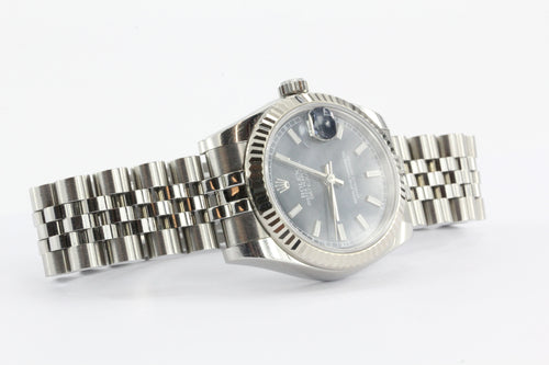 Rolex Oyster Perpetual Dateadjust 31MM 178274 Wrist Watch Unisex Steel &18k Bezel - Queen May