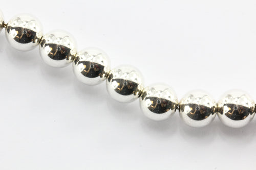 Tiffany & Co Sterling Silver 10mm Ball Bead 7.25" Bracelet - Queen May