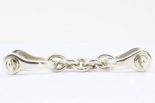 Tiffany & Co Sterling Silver Rare Equestrian Stirrup Key Ring