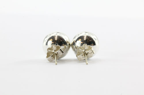 Tiffany & Co Sterling Silver 10mm Ball Stud Earrings - Queen May