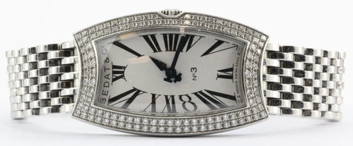 Bedat No 3 Diamond Bezel Stainless Steel Watch - Queen May