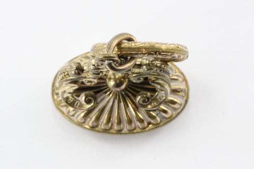 Victorian Gold Filled Signet Watch Fob Tassie Pendant Charm c. 1890 - Queen May