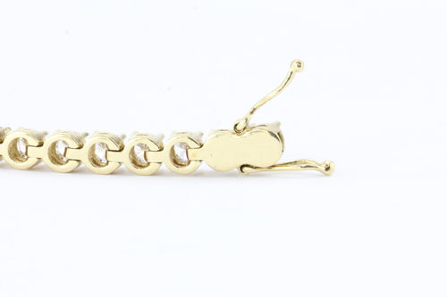 3 Carat Diamond 14K Gold Tennis Bracelet - Queen May
