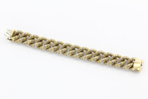 Van Cleef & Arpels Georges Lenfant Paris Woven Gold & Platinum Bracelet c.1970's - Queen May