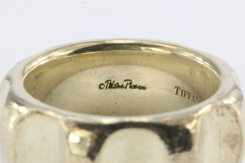 Tiffany & Co Paloma Picasso Sterling Silver True Love Groove Ring Band Size 6.5 - Queen May