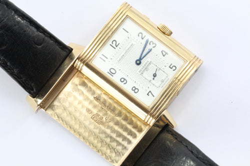 Jaeger LeCoultre Reverso Grande Taille 18K Pink Gold Day/Night Watch 270.2.54 - Queen May