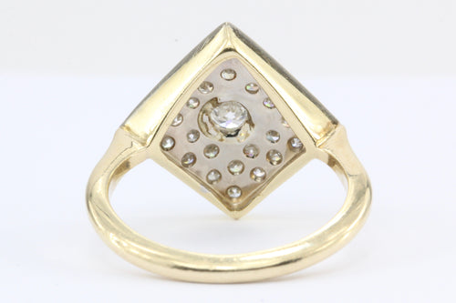 Retro 14K Gold Diamond Ring c.1950's - Queen May