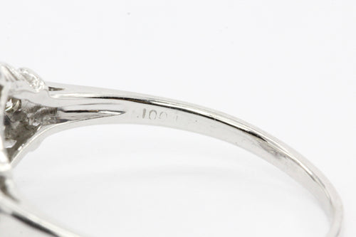 Platinum Art Deco Old European Cut Diamond Engagement Ring c.1920's - Queen May