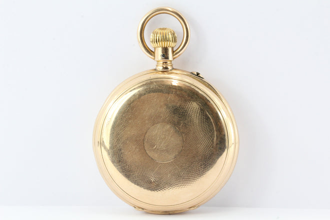 A. Lange & Sohne Glashutte I/S 43mm German 14K Gold Pocket Watch Circa 1897 - Queen May