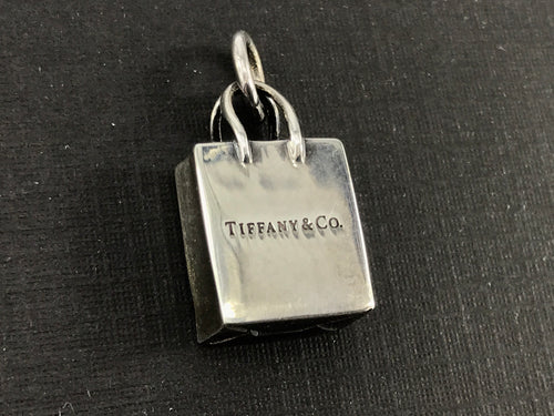 Tiffany & Co Sterling Silver Shopping Bag Charm - Queen May