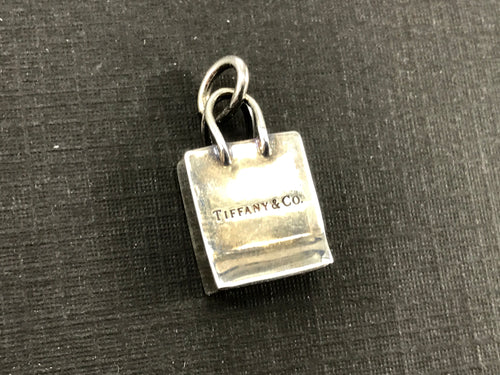 Tiffany & Co Sterling Silver Shopping Bag Charm - Queen May