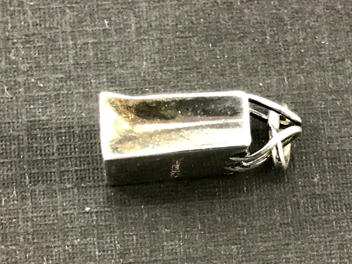 Tiffany & Co Sterling Silver Shopping Bag Charm - Queen May