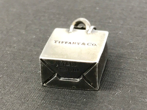 Tiffany & Co Sterling Silver Shopping Bag Charm - Queen May