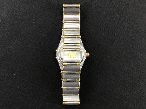 Omega Constellation Stainless Steel & 18K Gold Womens 25mm Watch c.1995 - Queen May