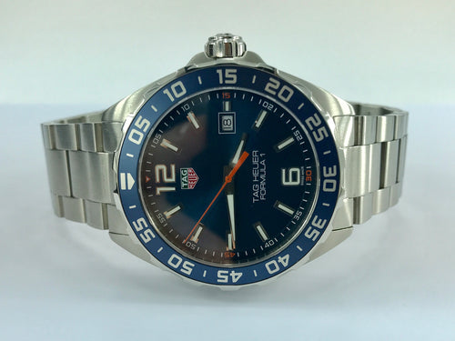 Tag Heuer Formula 1 Blue Dial Stainless Steel Men's WAZ1010 w/box & book - Queen May