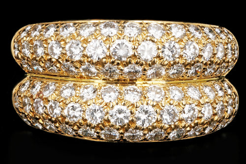 Cartier Double Gold Band with Diamonds - Queen May