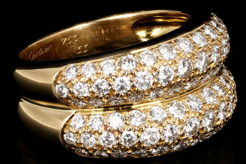 Cartier Double Gold Band with Diamonds - Queen May