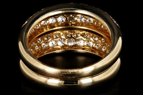 Cartier Double Gold Band with Diamonds - Queen May