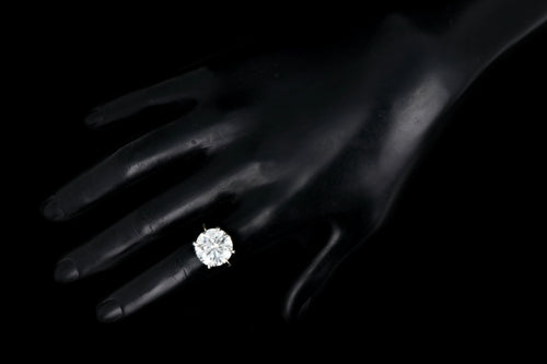 10.05 Carat Round Brilliant Cut Diamond Ring EGL Certified - Queen May
