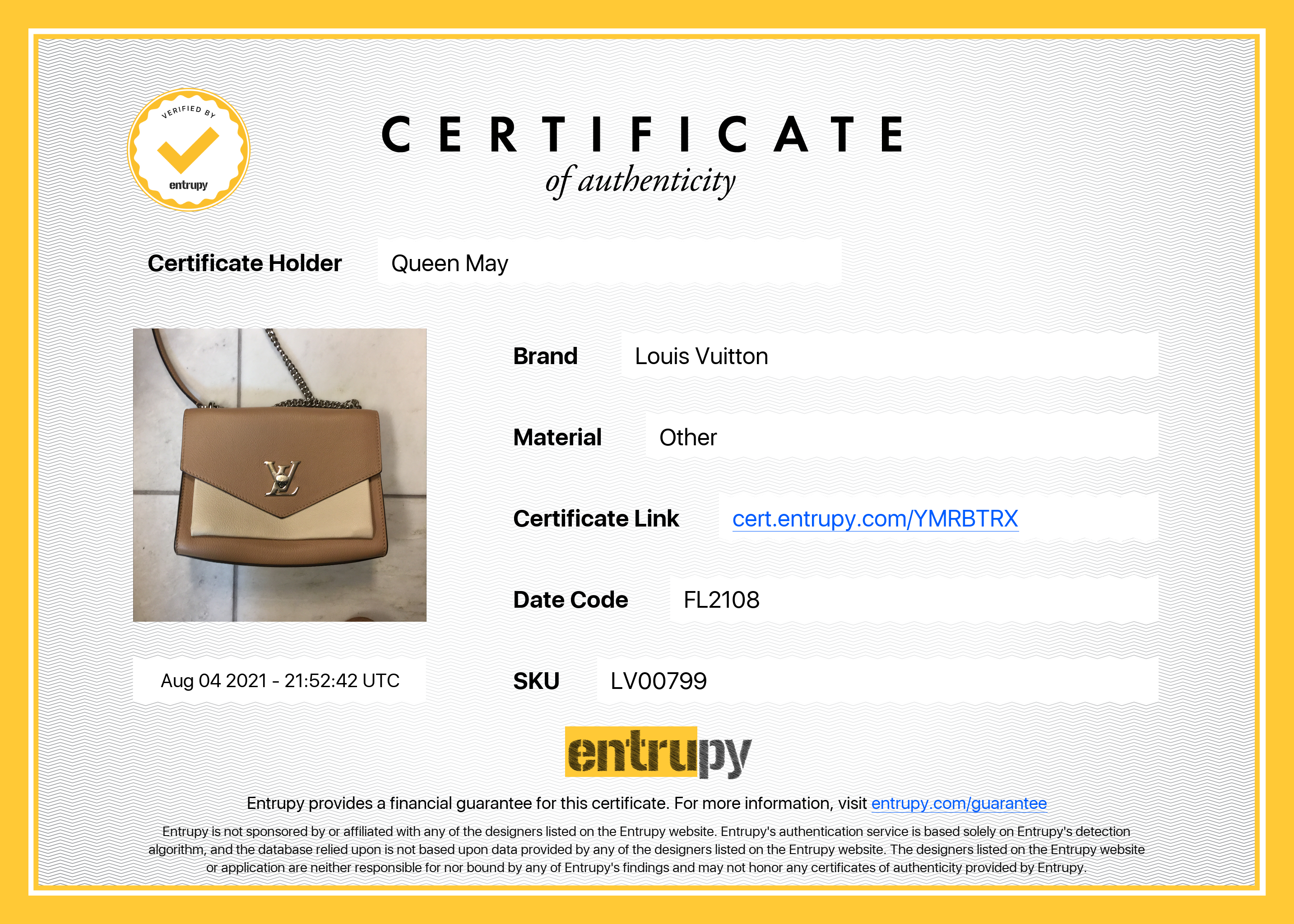 Louis Vuitton My Lockme BB – QUEEN MAY