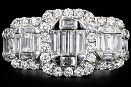 New 14K 1.75 CT Diamond Baguette Ring - Queen May