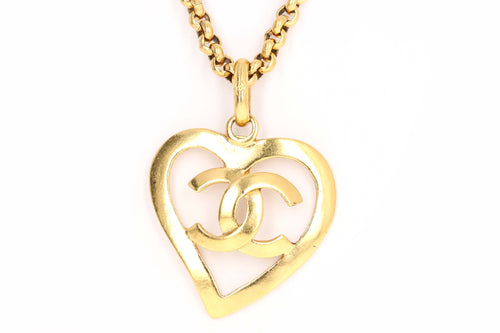 Chanel Vintage 1995 Heart Pendant Necklace - Queen May