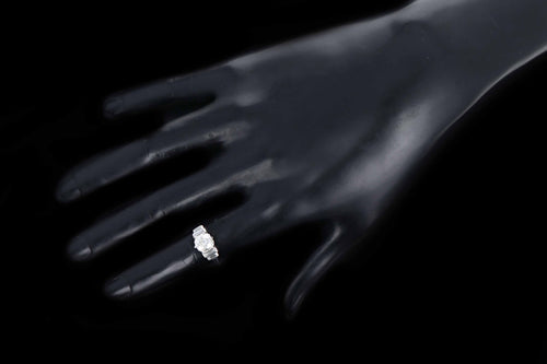 Art Deco Platinum 1.65 Carat Old European Cut Diamond Engagement Ring IGI Certified - Queen May