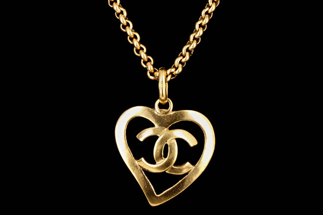 Vintage Chanel Gold Chain Necklace - 373 For Sale on 1stDibs