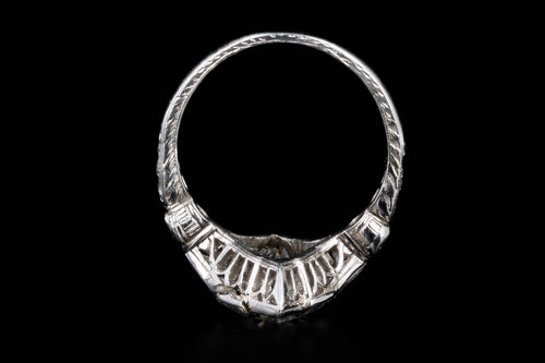 Art Deco Platinum 2.20 Carat Antique Lozenge Cut Diamond Engagement Ring GIA Certified - Queen May