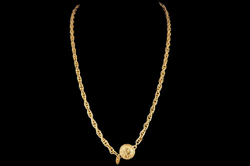 Vintage Chanel Rue Cambon Paris Chain Necklace - Queen May