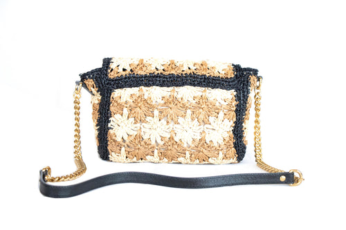 Gucci 2019 GG Marmont Raffia Shoulder Bag - Queen May