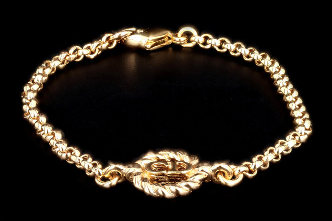 Vintage Christian Dior Logo Bracelet - Queen May