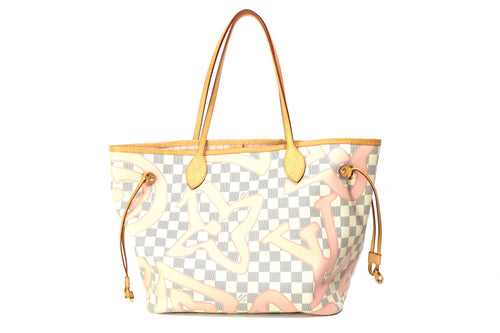 Louis Vuitton Tahitienne Damier Azur Neverfull MM in 2023