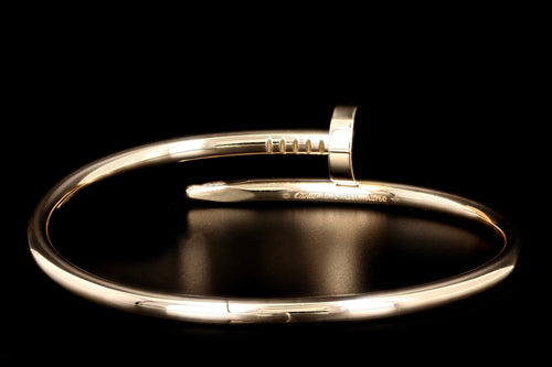 Cartier Just Un Clou Bracelet Size 17 - Queen May