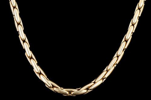 18K Yellow Gold Chain Necklace - Queen May