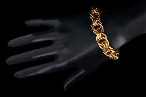 Vintage Givenchy Chunky Gold Plated Chain Bracelet - Queen May