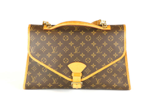 Louis Vuitton Bel Air Monogram Large Hand Bag - Queen May